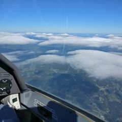 Flugwegposition um 11:43:41: Aufgenommen in der Nähe von Gemeinde Thannhausen, 8160, Österreich in 3108 Meter